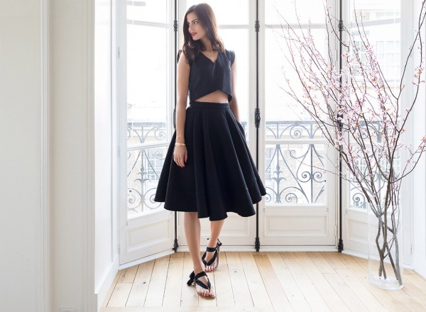 Adenorah Haut Court Noir