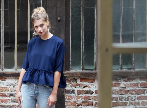 Amandine robe bleu