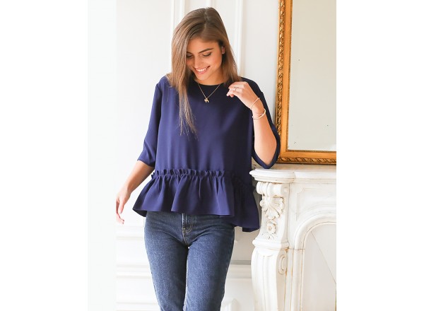 Amandine robe bleu