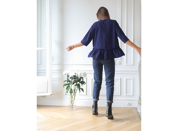 Amandine robe bleu