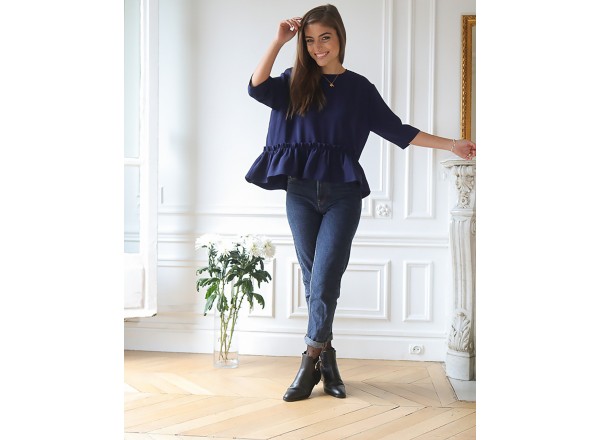 Amandine robe bleu