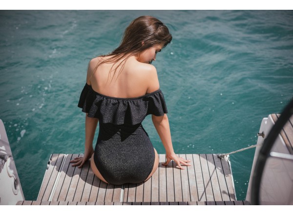 Swimsuit Camille Black One Piece