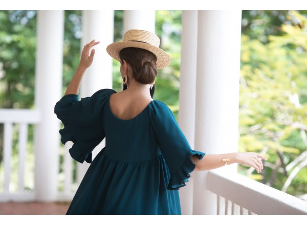 Berlioz small buttons dress