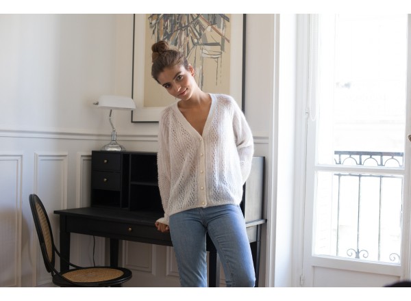Edgar white sweater 