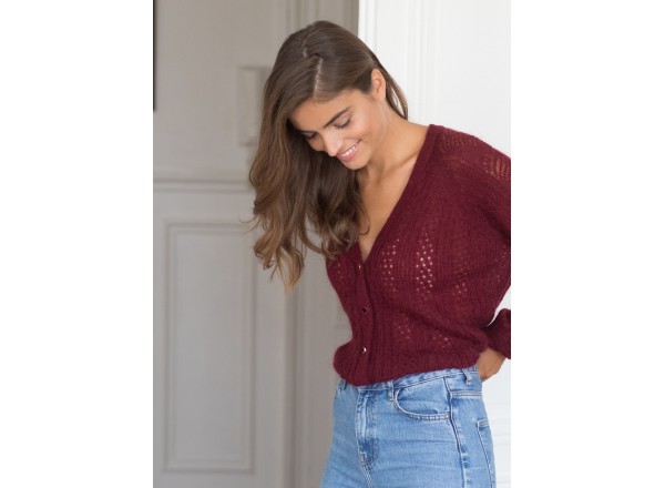 Pull Edgar bordeaux  