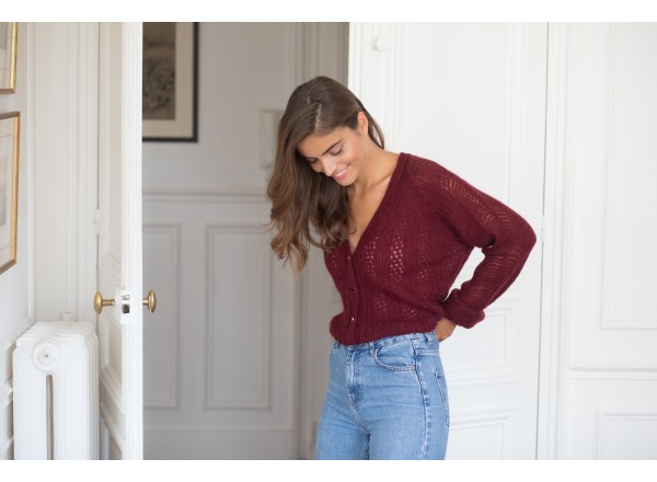 Pull Edgar bordeaux  