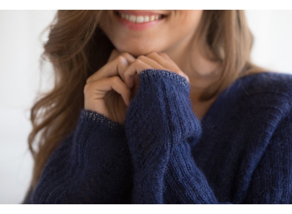 Pull Edgar bleu marine 
