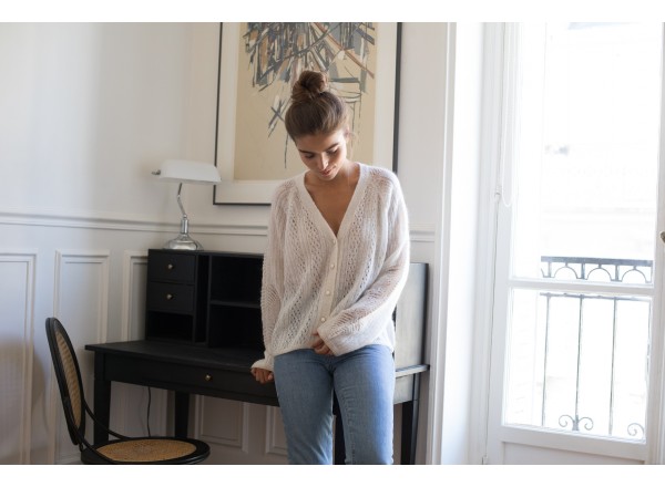 Edgar white sweater 