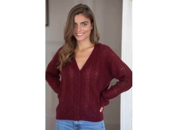 Pull Edgar bordeaux  