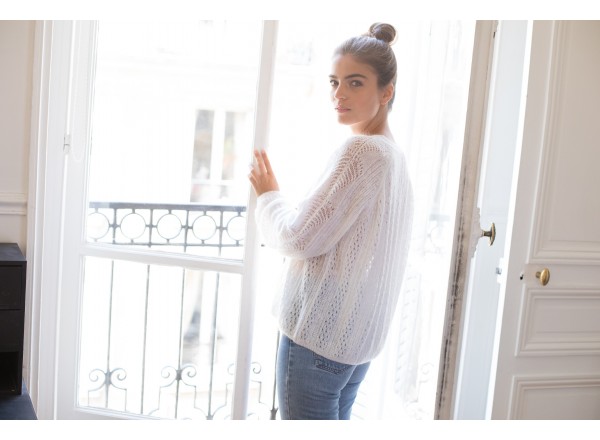 Edgar white sweater 