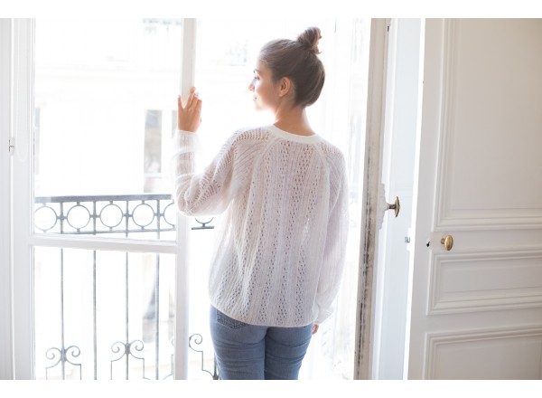 Edgar white sweater 