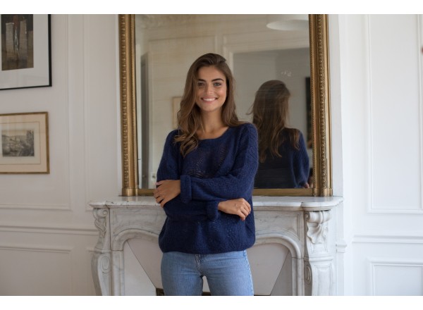Pull Edmond bleu marine 