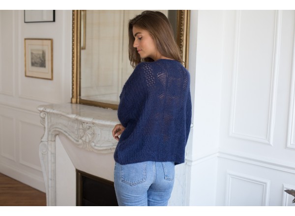 Pull Edmond bleu marine 