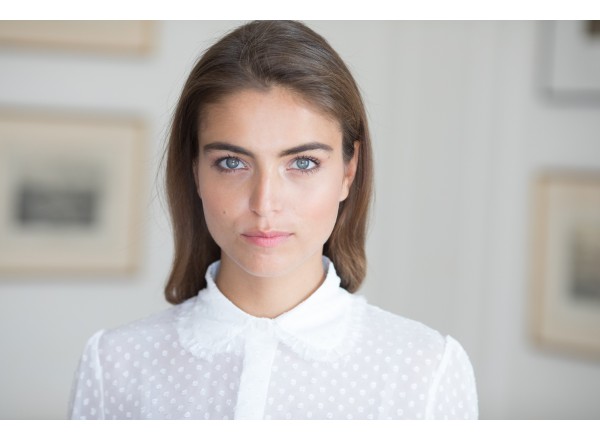 Blouse Douce col claudine plumetis