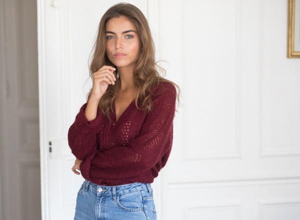Pull Edgar bordeaux  