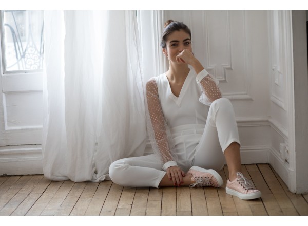 Combinaison blanche Dolly 
