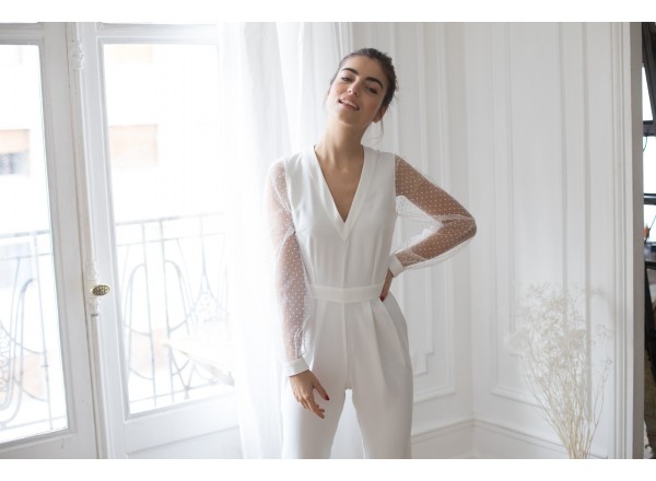 Combinaison blanche Dolly 