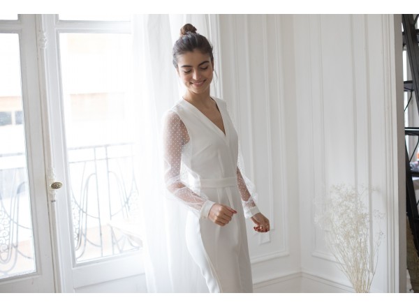 Combinaison blanche Dolly 