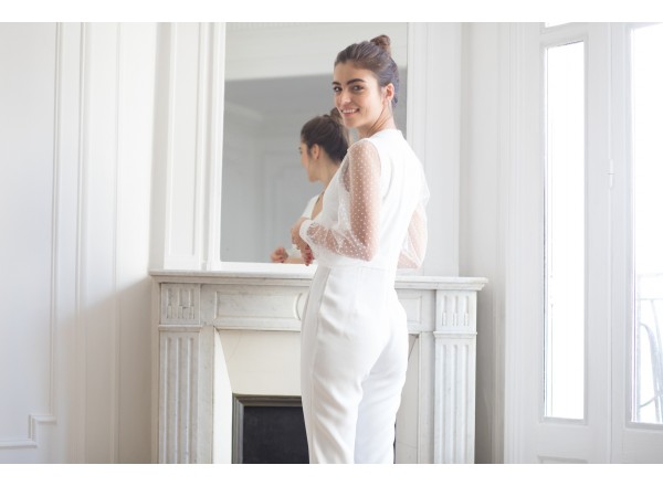 Combinaison blanche Dolly 