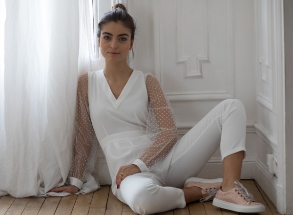 Combinaison blanche Dolly 