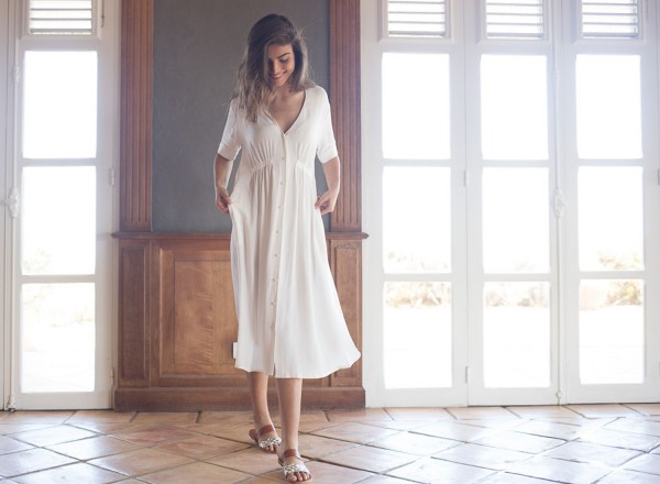 Robe Ethiopie blanche 