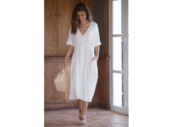 Robe Ethiopie blanche 