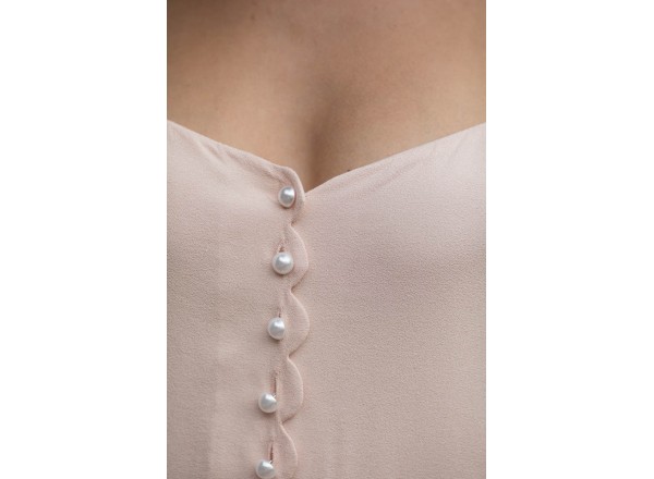 Top Colette rose poudré 