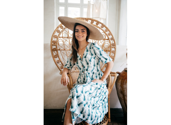 Robe Eloi imprimé palma 