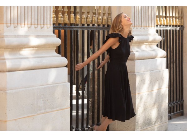 Robe Eugenie noir 