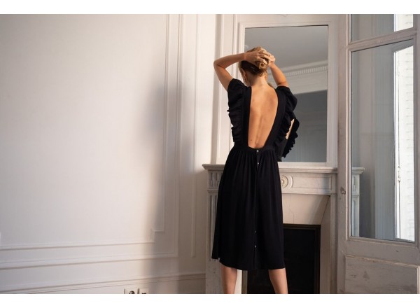 Robe Eugenie noir 
