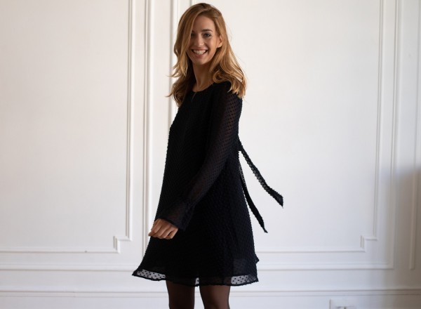 Robe noire Emilie 
