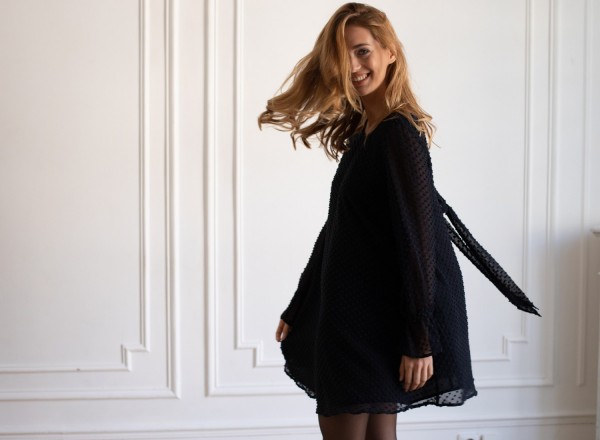 Robe noire Emilie 