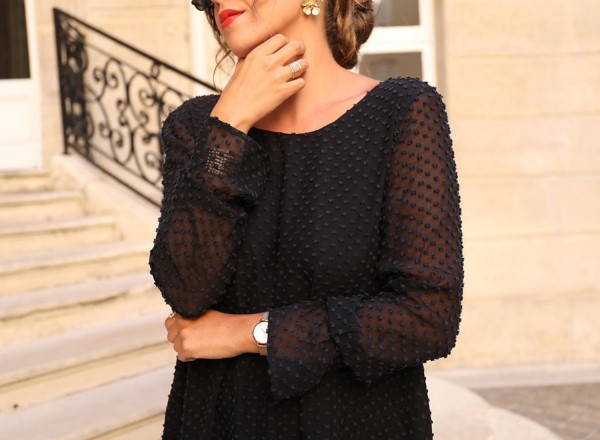 Robe noire Emilie 