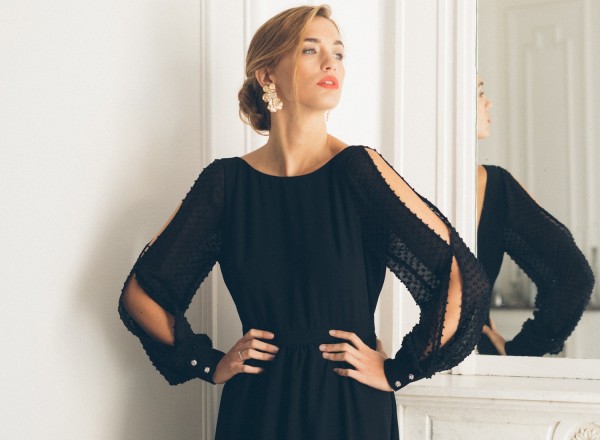 Robe Emmanuelle noire 