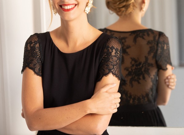 Eva black dress