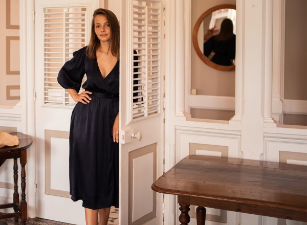 Robe Hida bleu marine 