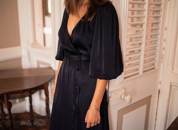 Robe Hida bleu marine 