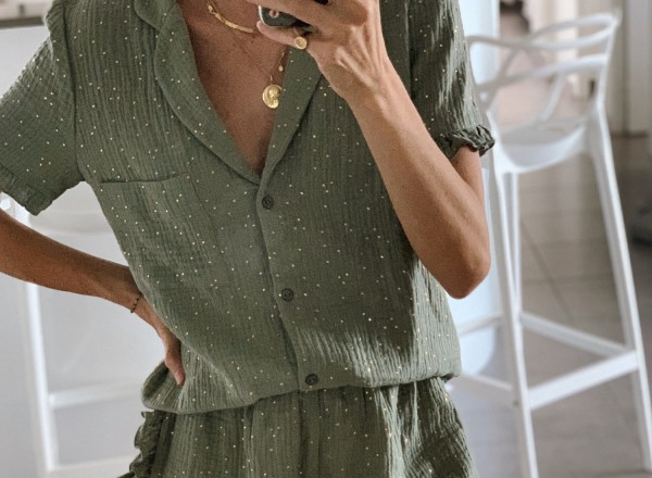  Olga green pajamas