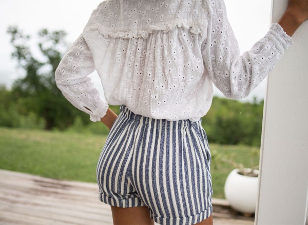 Blouse Daphnée blanche 