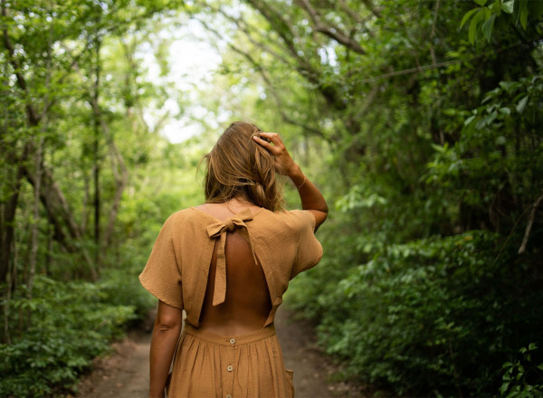 Robe suzanne camel 