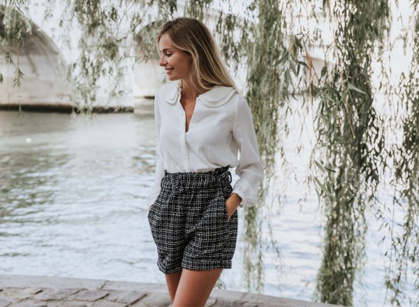 Short Jules en tweed 