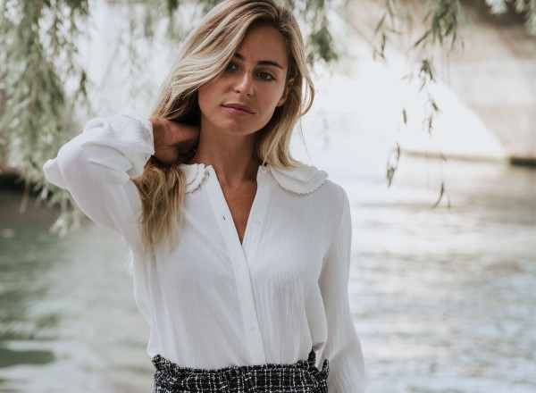 Blouse Zoe blanche