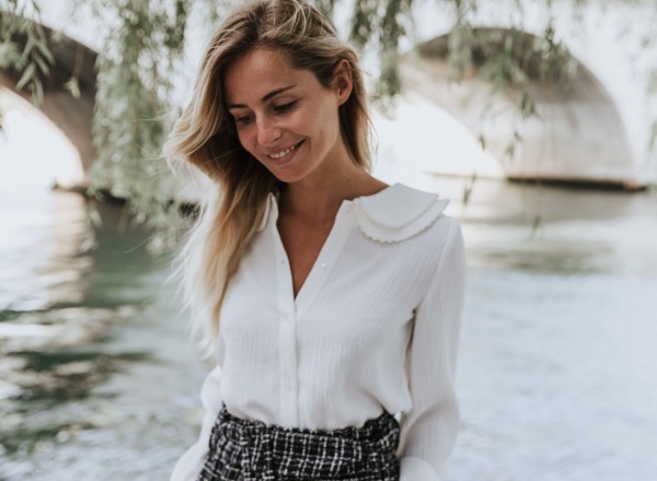 Blouse Zoe blanche
