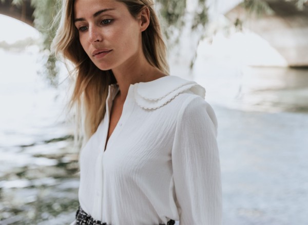 Blouse Zoe blanche