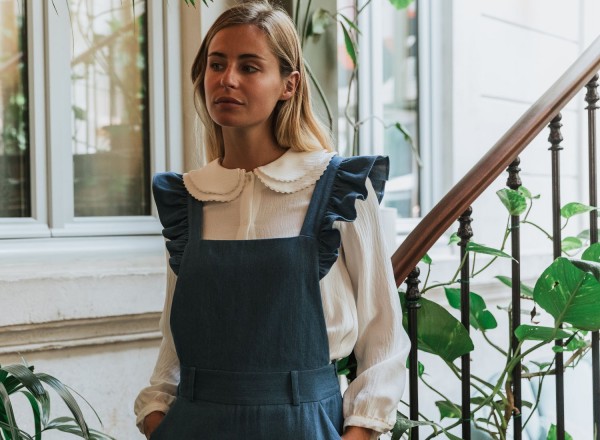  Denim dungarees Mélanie