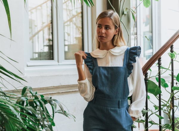  Denim dungarees Mélanie