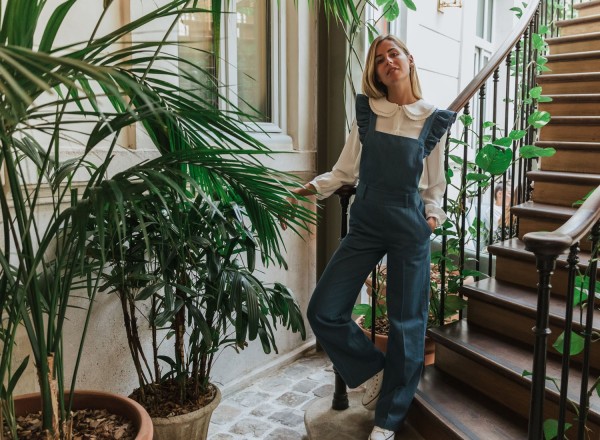  Denim dungarees Mélanie