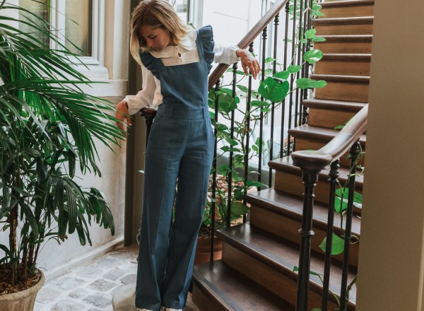 Salopette en jean Mélanie 