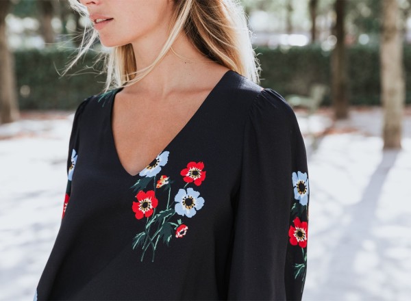 robe à fleurs Emilia