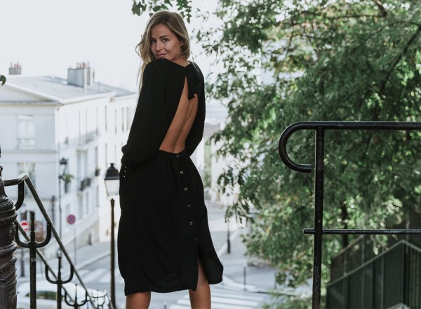 Robe noire Suzanne 
